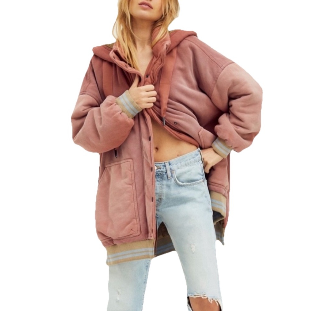 Free People We The Free Stadium Jacket
